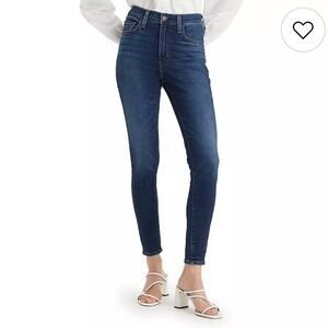 Levi’s 720 High-Rise Super Skinny Sculpt Jeans Dark Wash Size 26